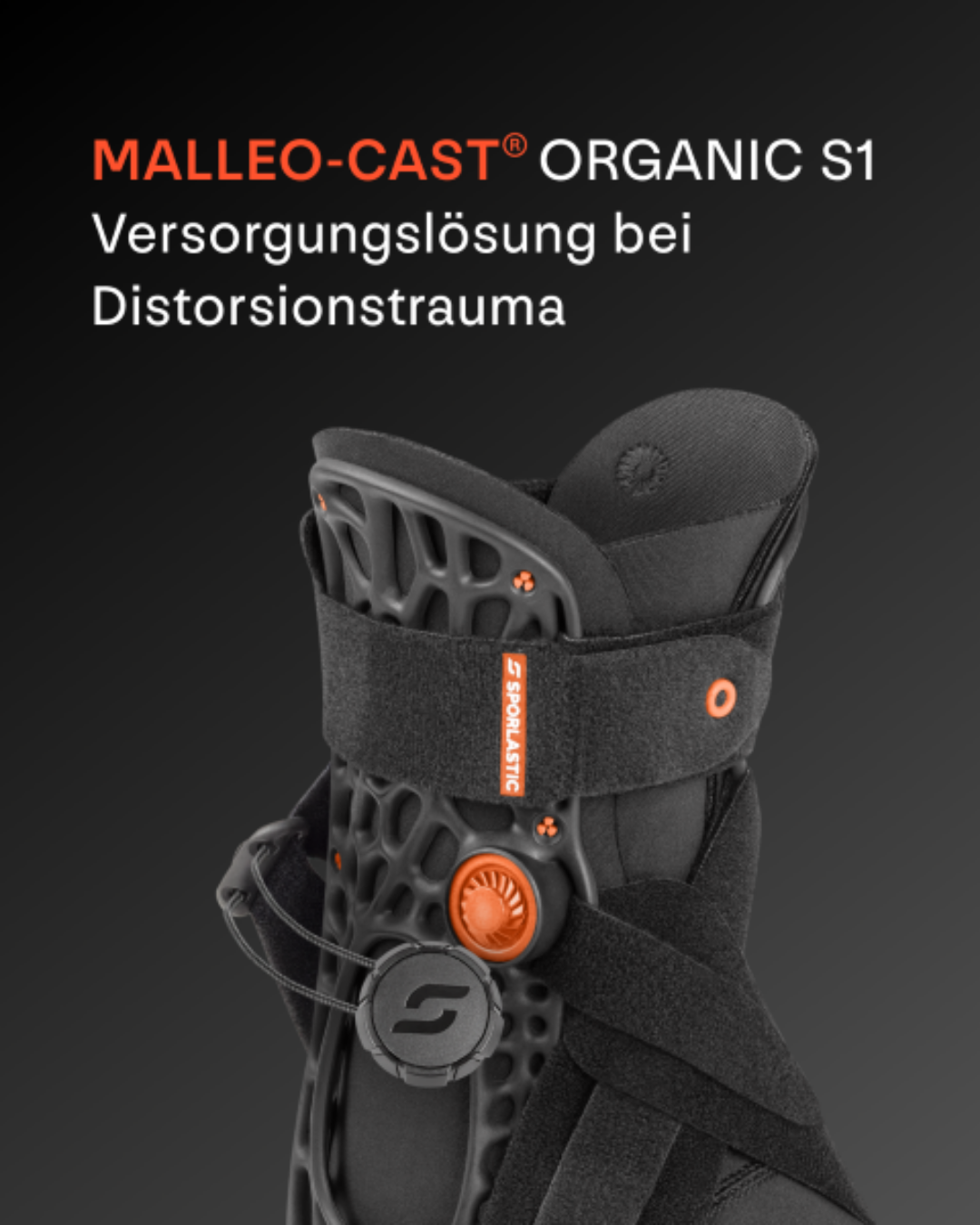 Umgeknickt? Die neue MALLEO-CAST® ORGANIC S1 Sprunggelenkorthese bei FIALA