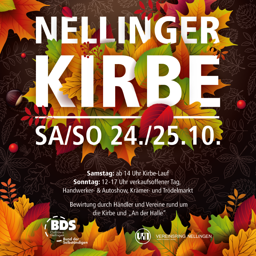 Nellinger Kirbe: Zwei Tage Herbstfest direkt vor unserer Tür